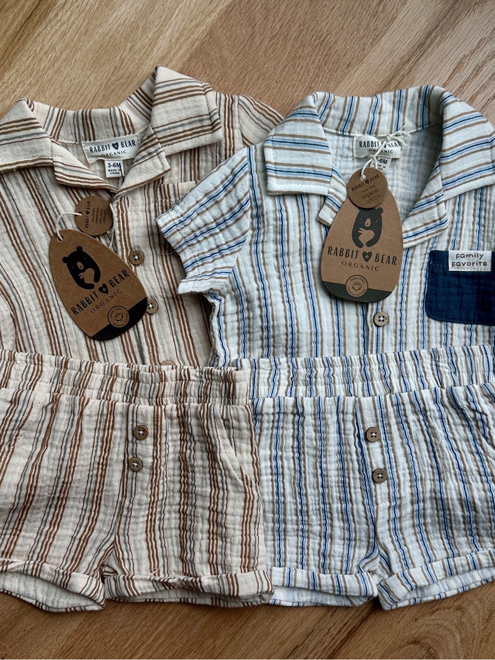 NWT Bundle of 2 matching sets Cotton